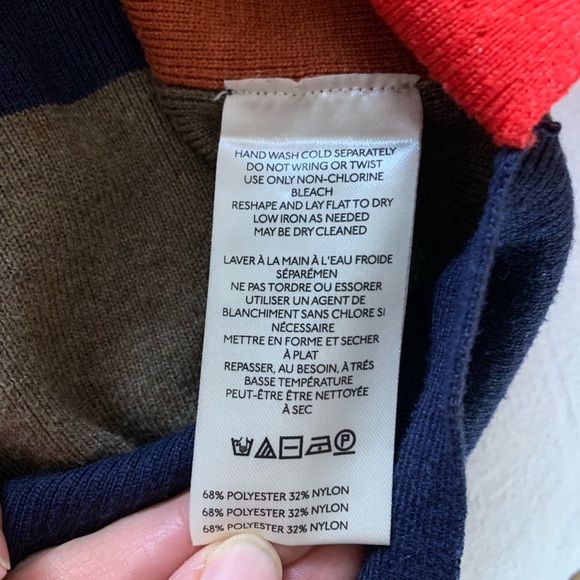 Free People Coastal Stripe zip pullover tunic sweater - Picture 12 of 14